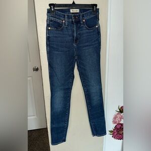 Madewell Dark Blue Straight Leg Jeans